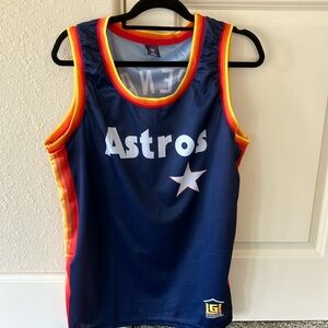 💙NWOT Astros Blue and White Jersey Top💙